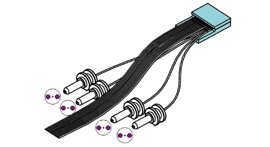 PM & SM & MM Mixed Fiber Array