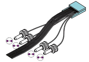 PM & SM & MM Mixed Fiber Array