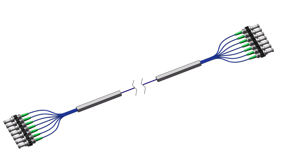 MCF Multicore Fiber Fanout