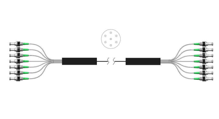 multicore fiber fanout