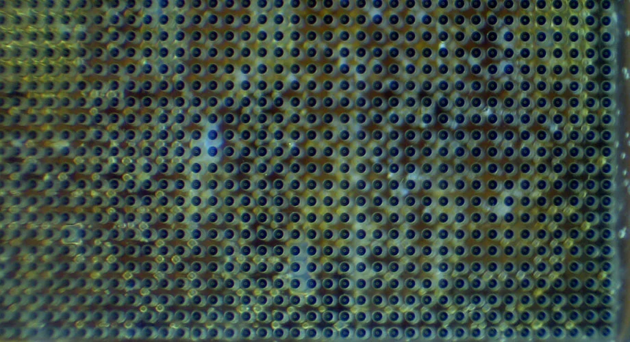 2d matrix fiber array