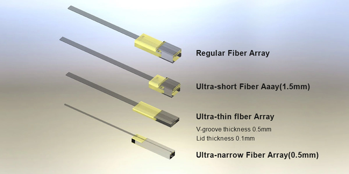 ultrasmall linear fiber array